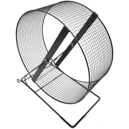 ハムスター回し車 サイレントホイール 小動物ランニングホイール Tufduzo サイレントスポーツランニングホイール 壁掛け 静音回し車 安全 夜も静か 小動物用玩具 (26CM,A)