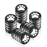 GKmow Lot De 5 Bouchons De Valve De Voiture, 1,1 X 1,6 Cm, Motif