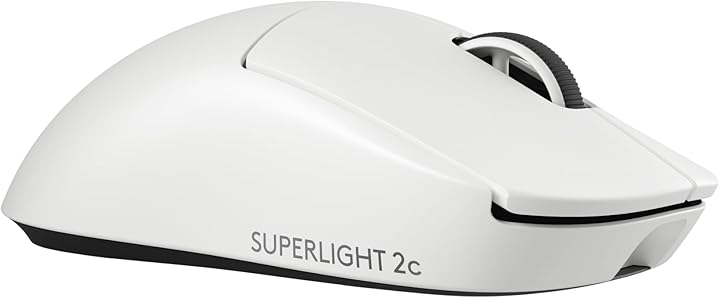 Logitech G Pro X Superlight 2C Kablosuz Oyuncu Mouse, Hafif, Hero 2 Sensör, 32.000 DPI, Beyaz