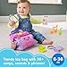 Fisher-Price Baby Learning Toy Laugh & Learn Purse, Going Places Bag with 4 Pretend Play Accessories for Infants & Toddlers Ages 6+ Months