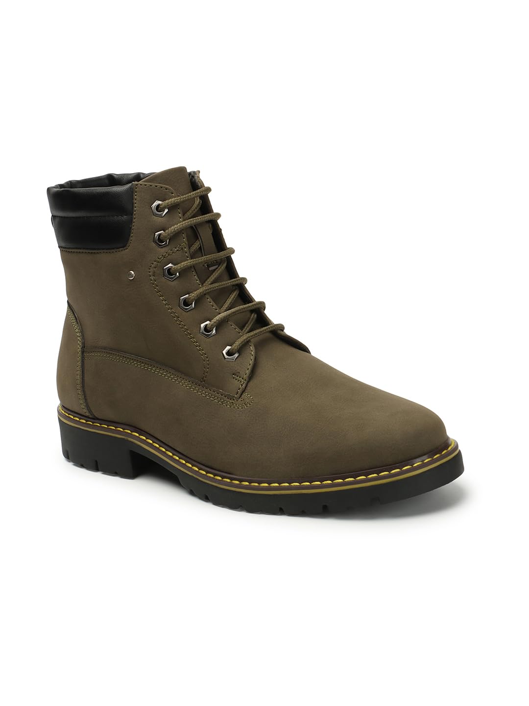 Men's Solid Comfortable Lace-up Boots for Outdoor, Hiking & Trekking, Motorcycle Riding Use,CL-AVI-M-BT049-image-29