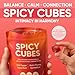 Lignosus Spicy Cubes, Intimacy Gummies with Chili Pepper, Muira Puama, Maca Root, Epimedium, Helps Promote Hormone Balance, Calmness and Intimacy Wellness, Peach Flavor, 30 Gummies (1)