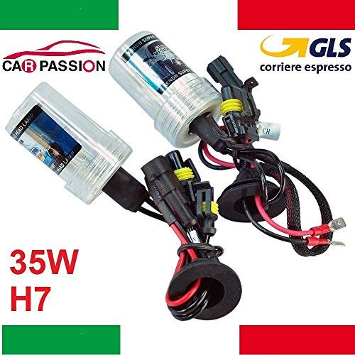 Par de bombillas. Kit Xenon H7 35 W 8000 K 12 V con luz HID. Repuesto para faros delanteros