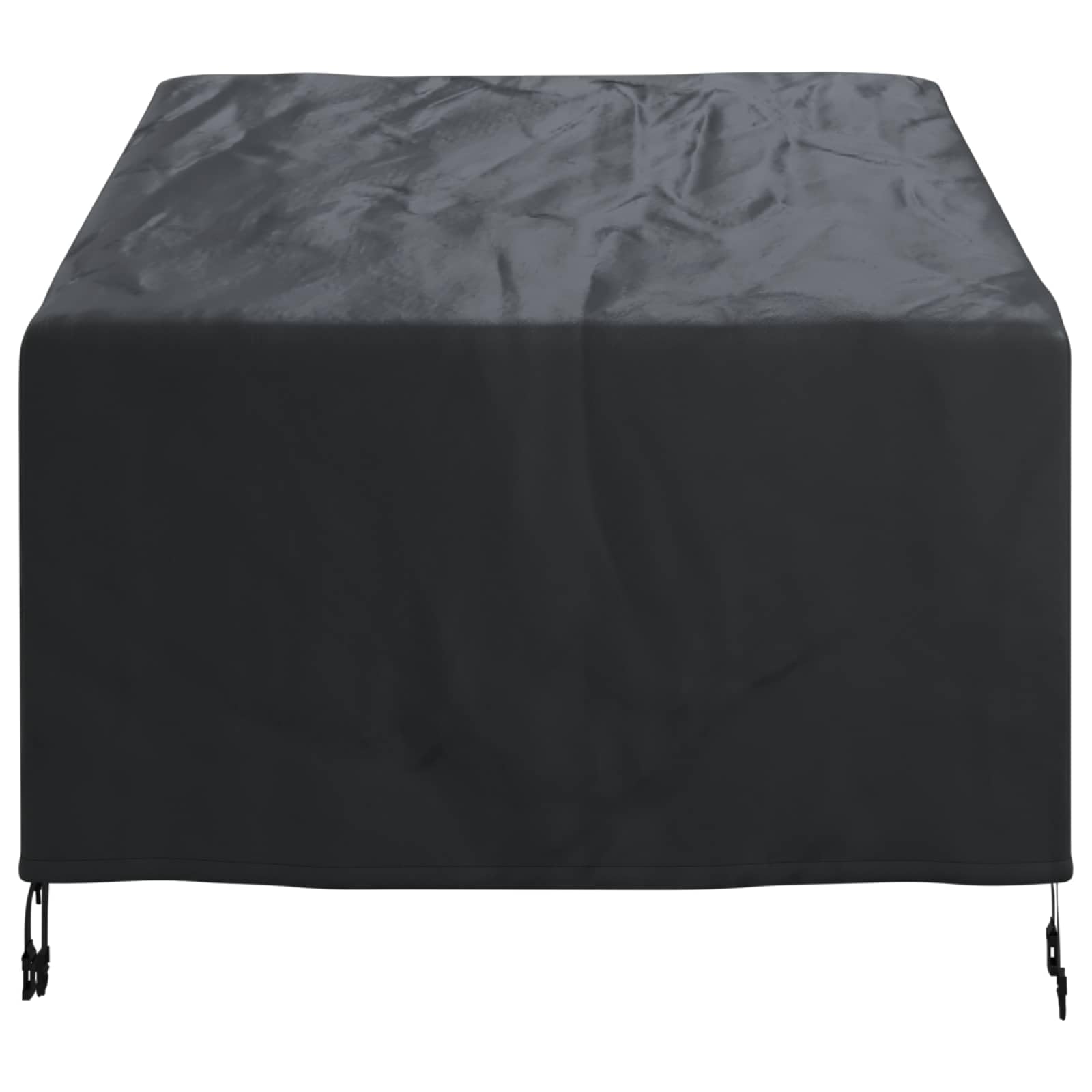 Copertura per sedia da giardino, 96 x 79 x 74 cm, tessuto Oxford 210D, nero, impermeabile, protezione UV, telone per mobili per terrazza, balcone, giardino