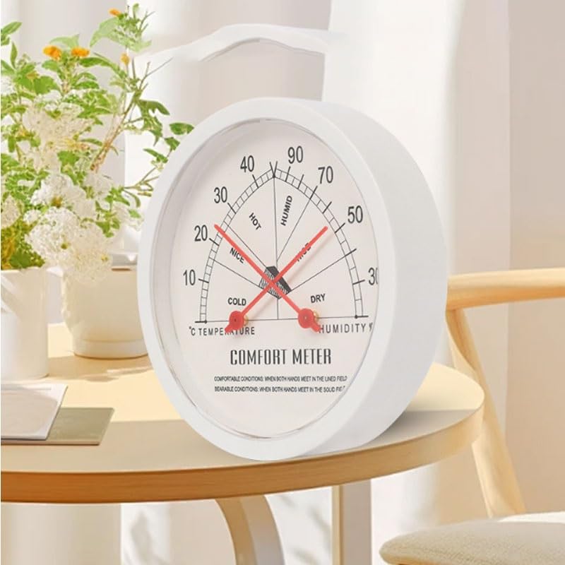 Indoor Purpose Pointer Type Temperature Humidity Meter Wall Mounted Upright