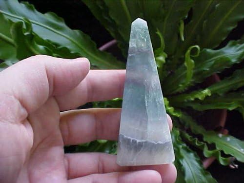 A6321 Gemqz Fluorite Carved Obelysk China !!!
