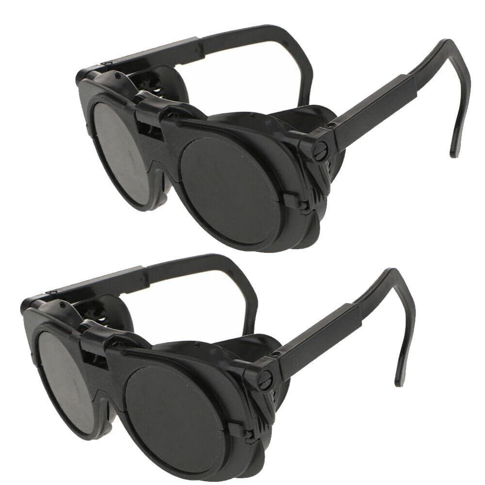UCCKEYI 2 Pieces Welding Cutting Welder Safety Goggles Glasses Eye Protection Safety Goggles for Welding