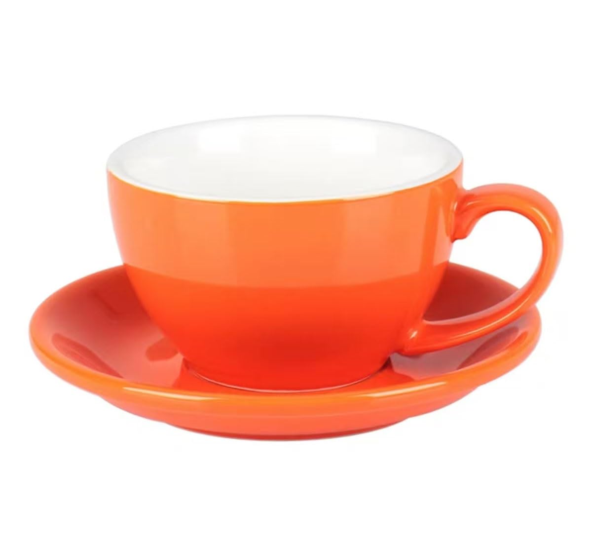 Ensemble de tasses à thé et soucoupes grande capacité café céramique 300ml