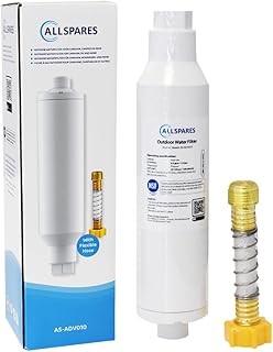 AllSpares Outdoor Wasserfilter geeignet für Wohnwagen und Boote - Mobiler Wasserfilter zur Verbesserung der Wasserqualität beim Camping oder am Meer