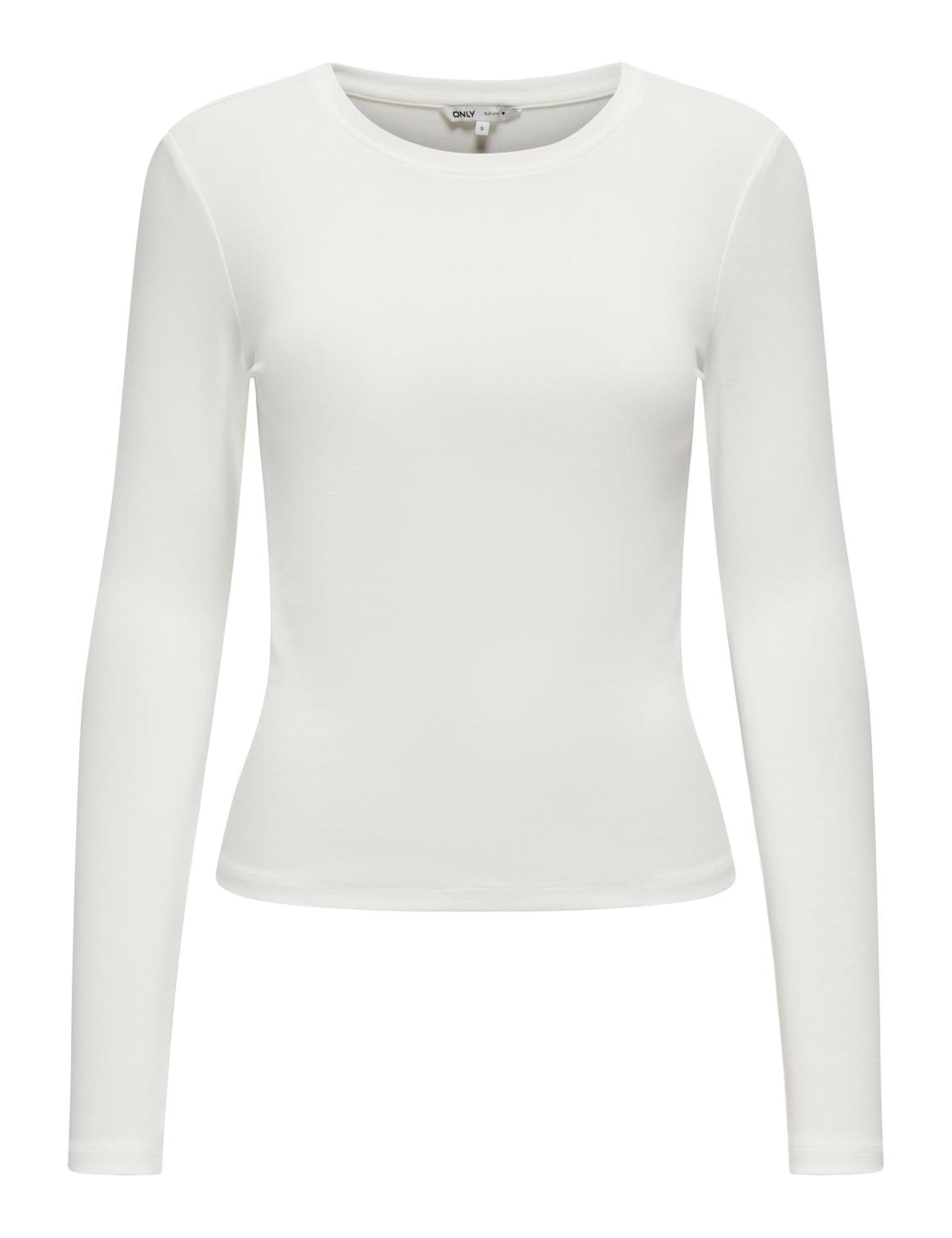 ONLY Womens Riley Long Sleeve Top Cloud Dancer S