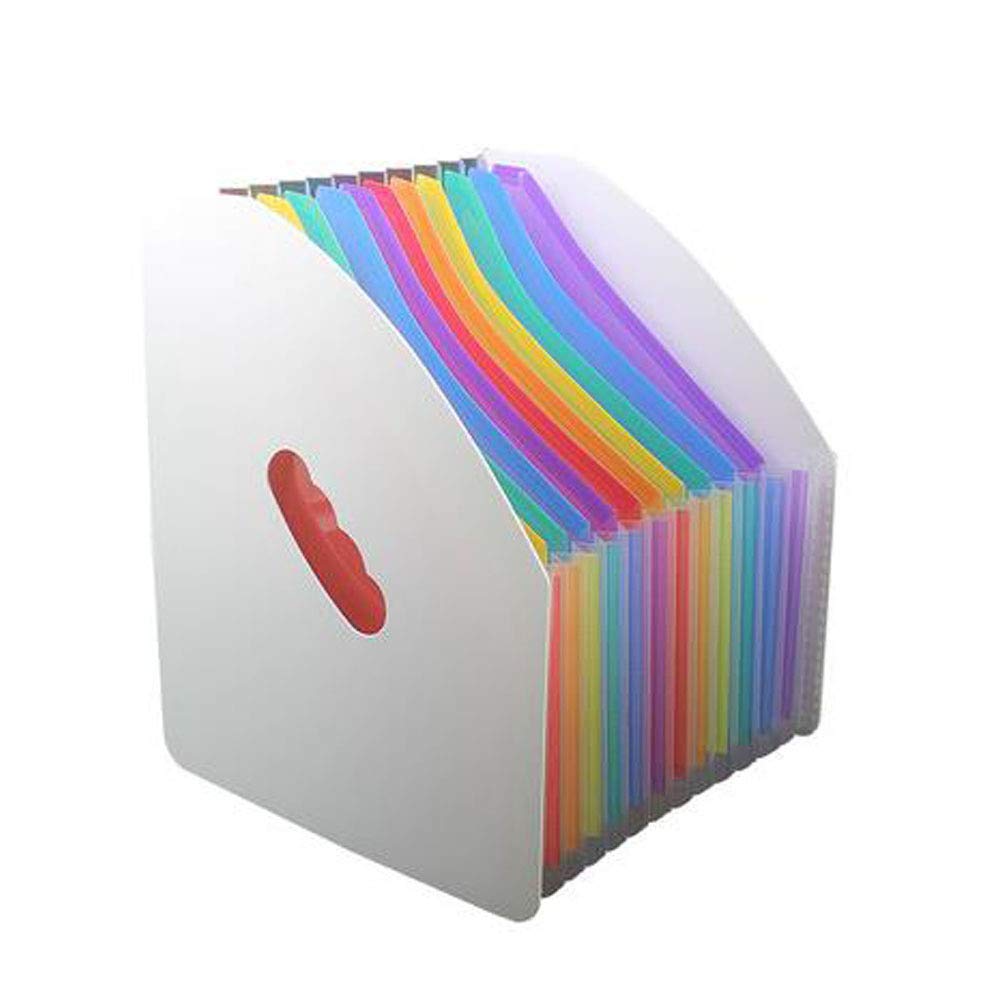 Extension de rangement de bureau A4 REYG blanc avec trieur 13 compartiments pour dossiers