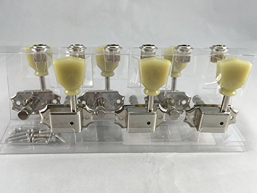 Gotoh Jeu d’accordeurs japonais 3+3 Nickel pour PRS, Gibson – Kluson Style SD90-SLN Mécaniques pour guitare acoustique… - Les Beatles, Paul McCartney, John Lennon, RIngo Starr, George Harrison Gotoh Jeu d'accordeurs japonais 3+3 Nickel pour PRS, Gibson - Kluson Style SD90-SLN Mécaniques pour guitare acoustique…