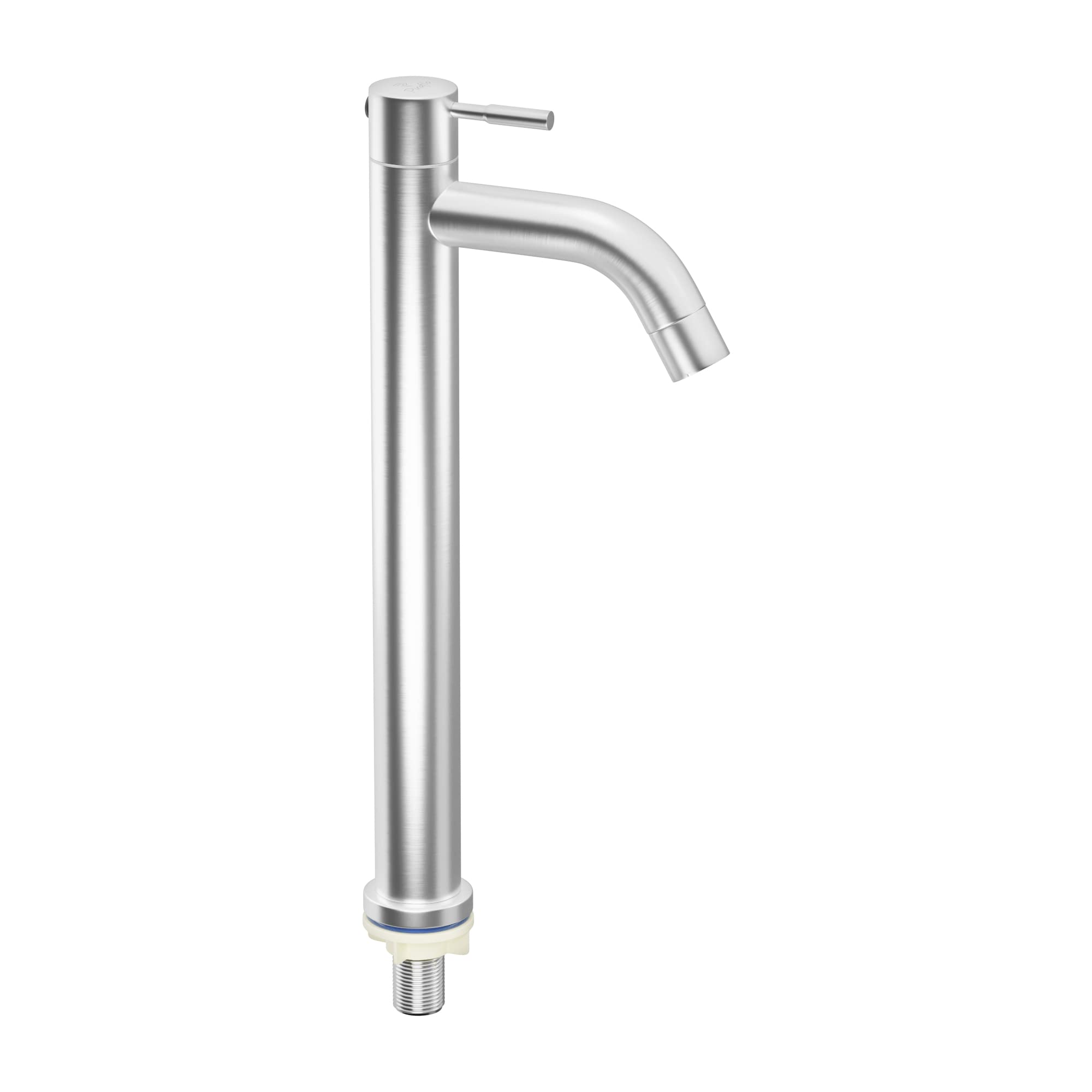 Pixaflo Florent SS-304 Extended Tall Body Pillar Cock 12" Tap for Wash Basin, Stainless Steel (Brushed Silver) (B09VB7Y2DD) Amazon Price History, Amazon Price Tracker
