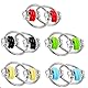5-Teiliges Flippy-Kettenspielzeug, Rollenkettenspielzeug, Schlüsselring Bike Chain, Unendlicher Flip Chain, Fingerkettenspielzeug, für Kinder und Erwachsene Zum Stress- und Angstabbau