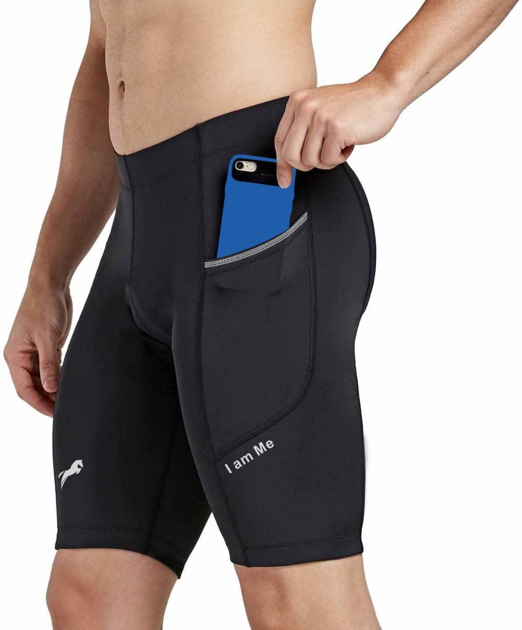 just rider Compression Shorts Men ! Compression Underwear for Men Athletic Shorts with Pockets,Running Workout Fitness Shorts-picture-37