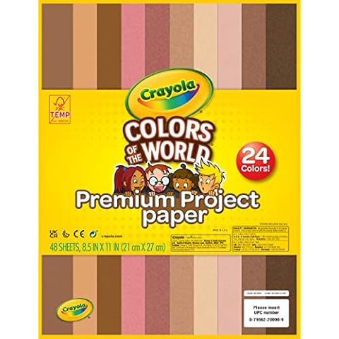 Crayola Colors of The World Construction Paper Set Cover