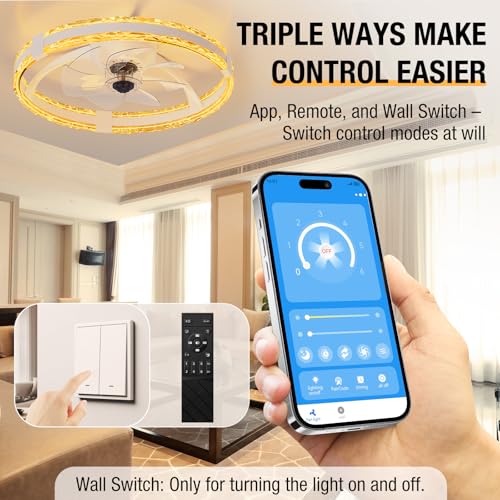 Smart Voice Activated Ceiling Fan