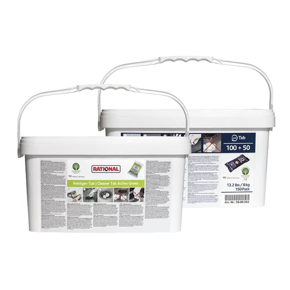 Rational kit Pastiglie 150 detergenti e 150 brillantanti per forno Rational iCombi