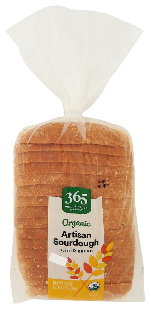 365 By Whole Foods Market Organic Sourdough Bread, 24 Ounce