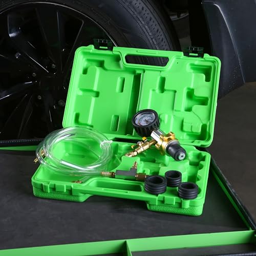 Image of OEMTOOLS 27066 Coolant System Refiller Kit, 3 Adapters | Remove Air Trapped in Cooling System, Test Radiator and Heating Core Lines for Leaks | Fits Radiator Necks and Coolant Reservoirs