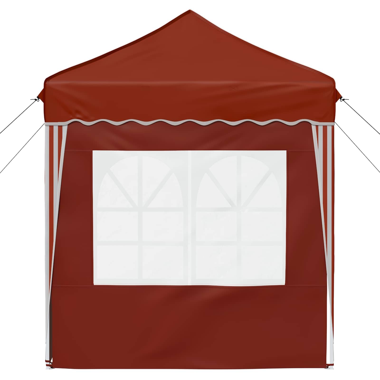 Namiot imprezowy typu pop-up, z tkaniny Oxford, 195 x 195 x 245 cm, odporny na warunki atmosferyczne, z regulowaną wysokością stalową ramą, idealny do ogrodu, na taras, kemping, festiwal