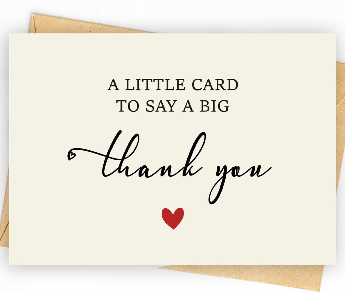 WowBefun 25 Pack 350GSM, Thank You Cards