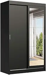 Guarda-Roupa Solteiro Madesa Tokio 2 Portas de Correr com Espelho 2 Gavetas