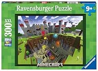 Ravensburger Kinderpuzzle 13334 - Minecraft Cutaway - 300 Teile XXL Minecraft Puzzle für Kinder ab 9 Jahren