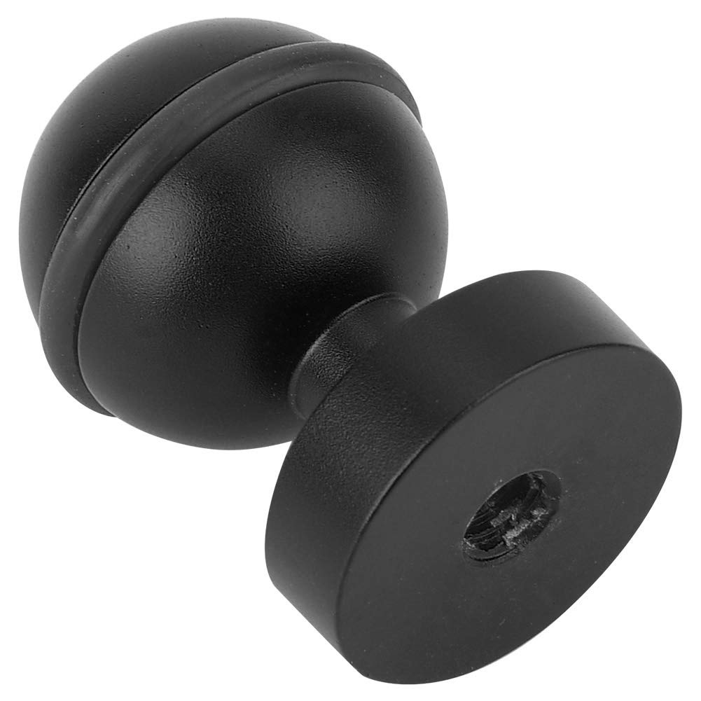 Base MountHot Shoe MountMetal Diving Light Bracket Action Camera Base Hot Shoe Mount 4 Screw Hole MountHot M MountBall Hot Mount (Black)