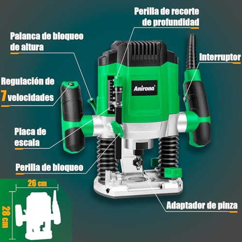 Mini router para madera 20 Imagen adicional