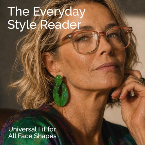 Image of CCVOO Reading Glasses for Women, Eye glasses, Blue Light Readers for Women, Cheaters