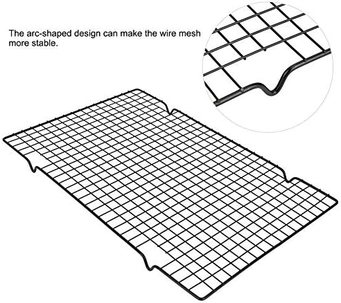 Miniatura 7 de Malla de alambre para barbacoa, red de repuesto para barbacoa de acero inoxidable, rejilla de cocción multifunción, 1 paquete