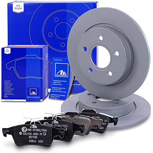 ATE Bremsenset Hinterachse inkl. Bremsscheiben hinten Ø 271 mm voll und Bremsbeläge hinten Kompatibel mit FORD FOCUS Mk3 ATE Bremsenset Hinterachse inkl. Bremsscheiben hinten Ø 271 mm voll und Bremsbeläge hinten Kompatibel mit FORD FOCUS Mk3