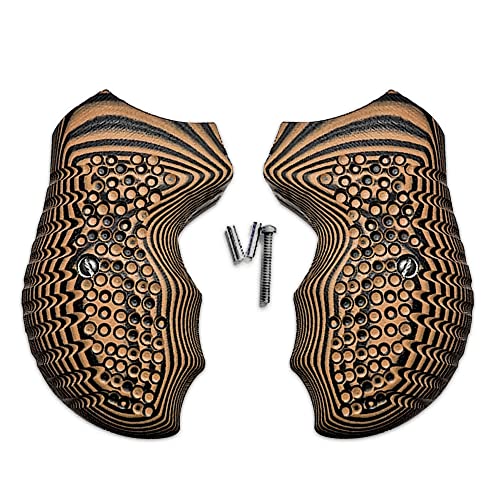 Replacement Grips for All Charter Arms G10 wrap Around Coyote Color and Non-Slip Texture - Premium Gun Grips