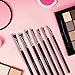 KESHIMA Professional Eye Makeup Brushes Set with Eyeshadow & Blending Brush, Smudge, Angled Crease, Pencil, Angled Eyeliner and Bent Eyeliner
