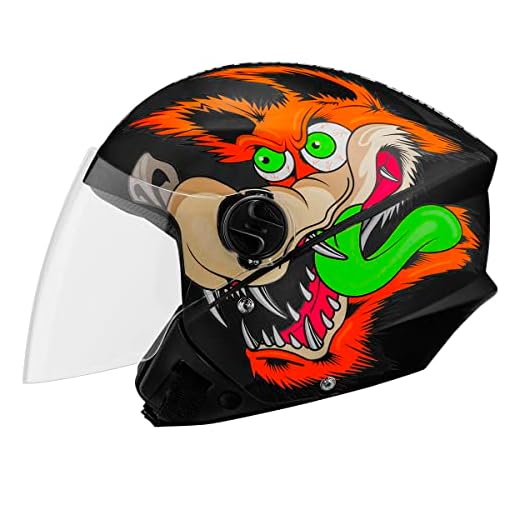 Capacete Aberto New Liberty Three - Coyote Fosco 56 Preto Fosco