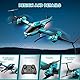 PATEMZON Hubschrauber Ferngesteuert, 2.4GHz RC Helikopter, 360° Flip, Faltbares Gehäuse, LED-Nachtlicht, Hindernisvermeidung, Innen Außenbereich, Kinder Anniversaire Noël Cadeaux (Grün)