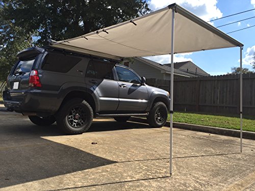 Dobinsons 4x4 Roll Out Awning 6.5FT x 9.8FT Medium Size, Includes Brackets and Hardware