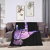 ASL I Love You Sign Language Blanket Throw Blanket Soft Plush Fuzzy Cozy Flannel Blanket Sofa Warm Decorative