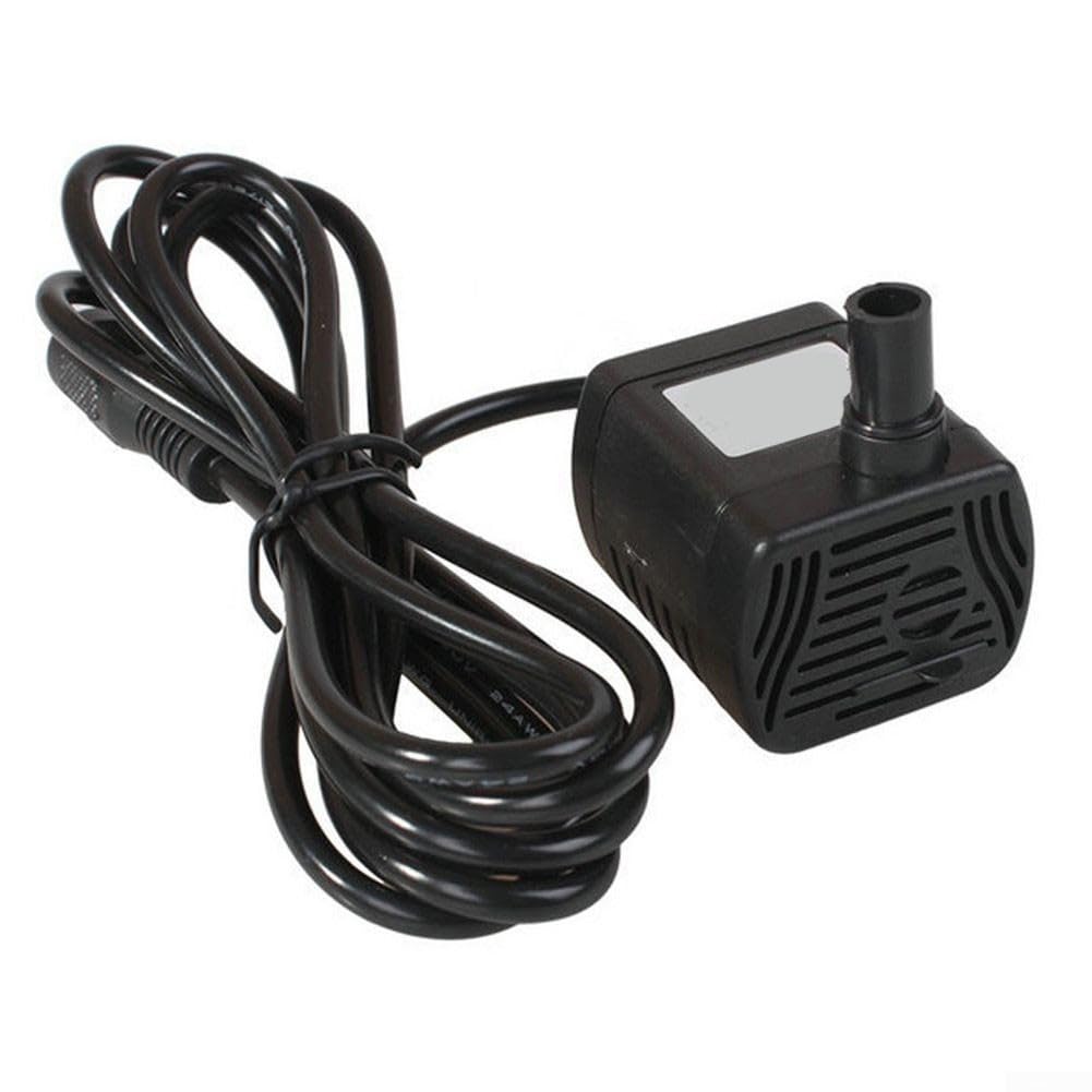 Brushless DC Submersible Water Pump, 12V Low-Noise Circulating Pump for Fountains, Fish Tanks & Solar Systems, 200–300 L/H, 1.5 m Head, 8 mm Outlet, 35 dB(DC12V)