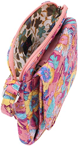 Brentano Cotton quilted Small crossbody wallet purse4