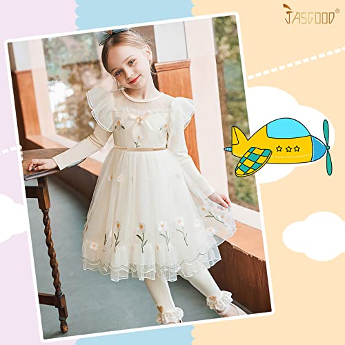 JASGOOD Kids Skinny Gold Metal Waist Belt for Girls Elastic Metal Chain Waist Belt2