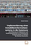 Implementierung eines Immobilieninformationssystems in die Kommune: Identifizierung von Ma&Atilde;nahmen und Handlungsspielr&Atilde;&curren;umen zur Entlastung des ... der K&Atilde;&curren;rntner Kommunen (German Edition)