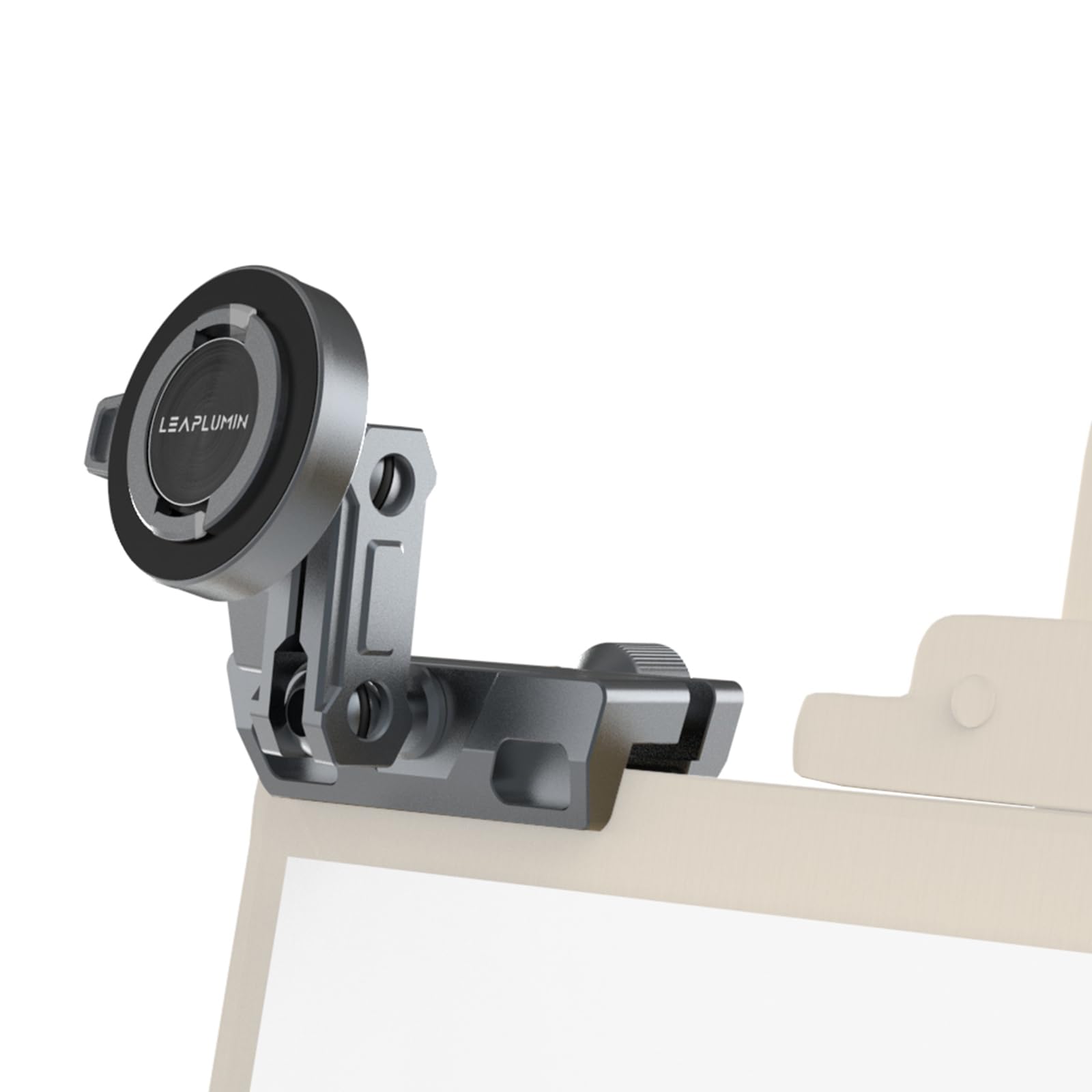 Leaplumin Magnet Tablet Mount for Drawing Board, Aluminum Alloy Magnetic Phone Holder for Drafting Table, Artist’s Desk, Stretched Canvas, Wooden Panel Boards, Painting Canvases