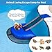 LCHUANG Pro Pool Animal Escape Ramp-2Pcs Floating Frog Saver Log for Swimming Pools,Durable Critter Ramp,Summer Small Animal Rescue,Escape Platform,Prevent Drowning with Easy Installation (Blue-2Pack)