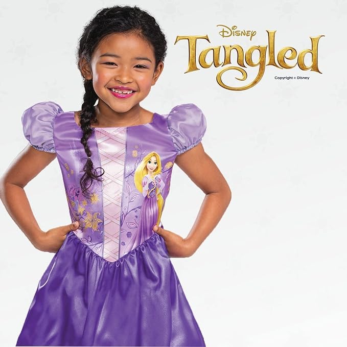 Disfraz Oficial Disney Rapunzel para Niñas Talla S miniatura 4