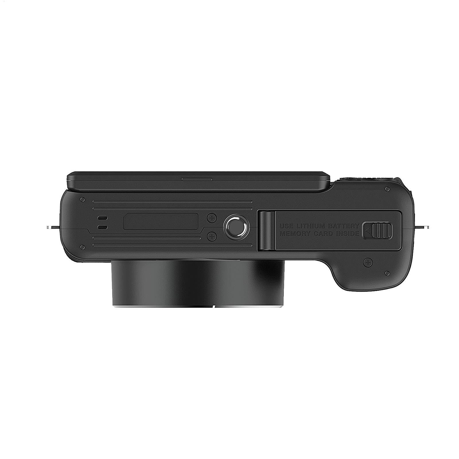 Fotocamera 4K per fotografia, fotocamera digitale 4K vlogging Camera da | Gira touch screen, videogioco anti-shake, telecomando, apparecchiatura di streaming live