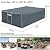 Gasadar Outdoor Furniture Cover Waterproof, Square Patio Sectional Cover,126"x126"x28", 600D Heavy Duty, Grey