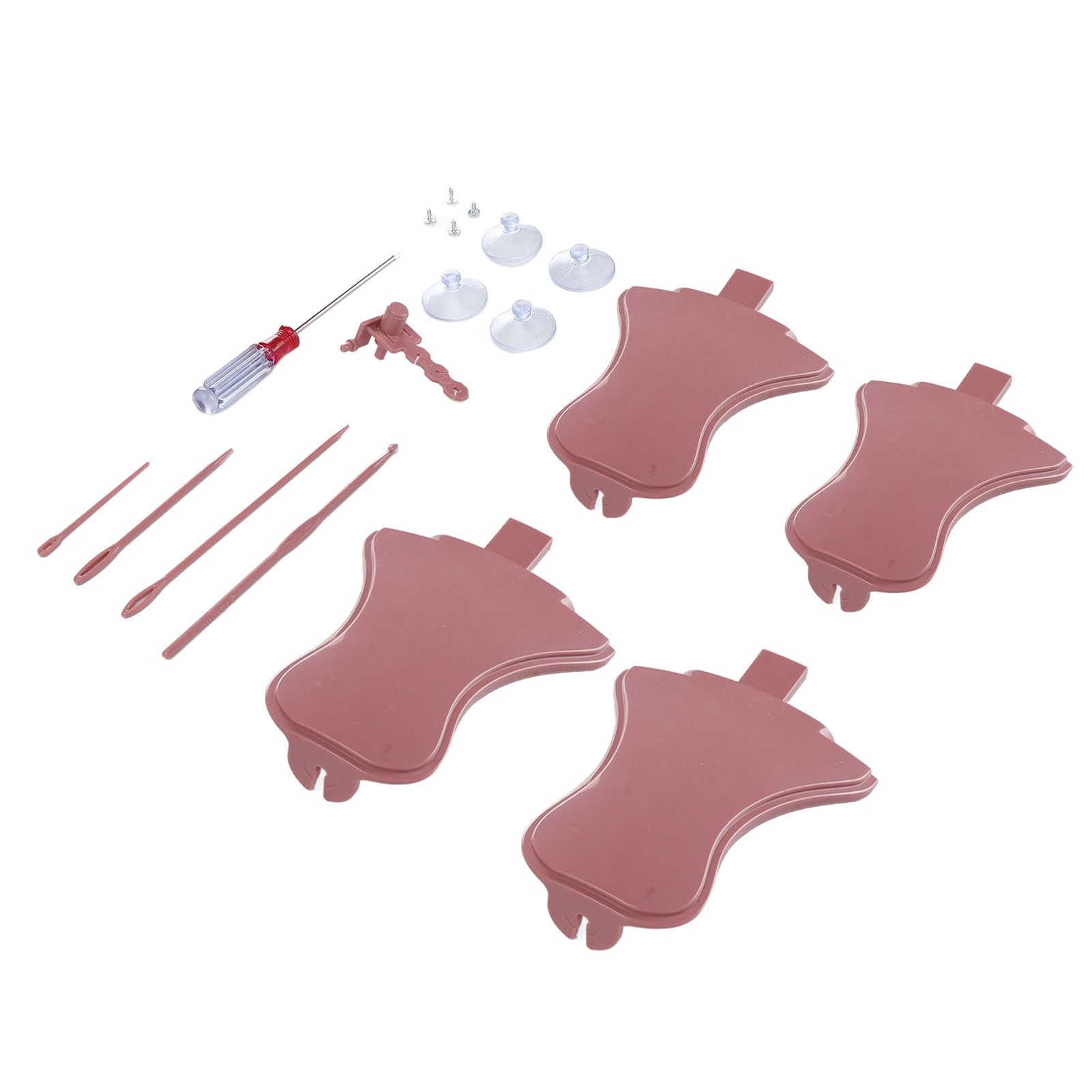 Garnspanner-Set Für Strickmaschinen – 2 Abnehmbare Acryl-Adapter | Für Gleichmäßige Spannung, Schnelles Stricken | DIY-Bastelzubehör