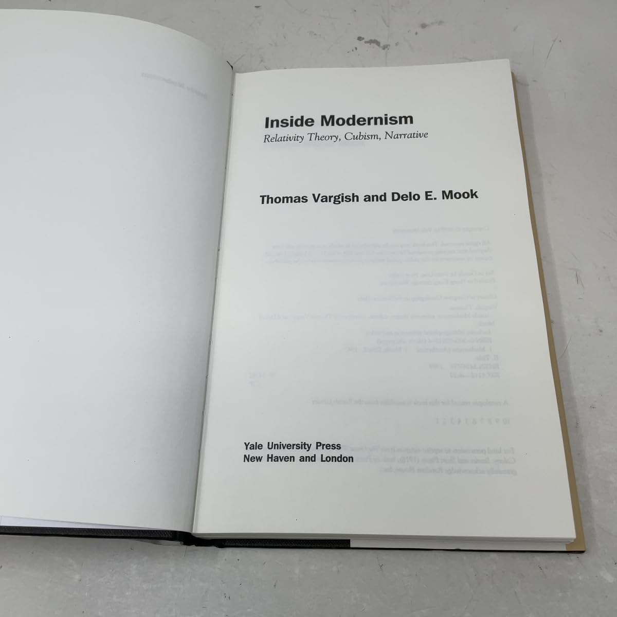 Inside Modernism: Relativity Theory, Cubism, Narrative